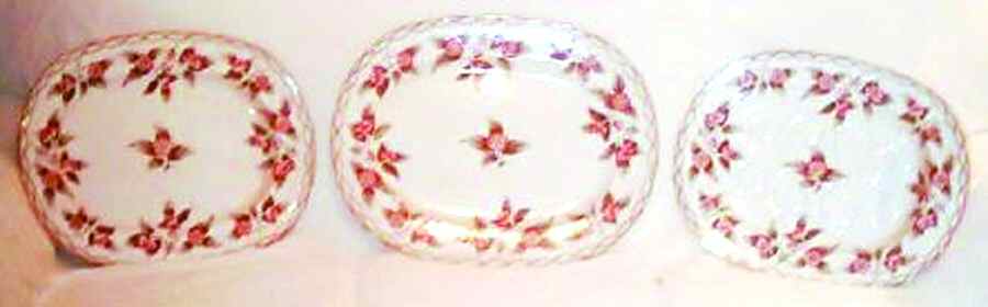 Potentilla 12" Oval Serving Platter by England-1