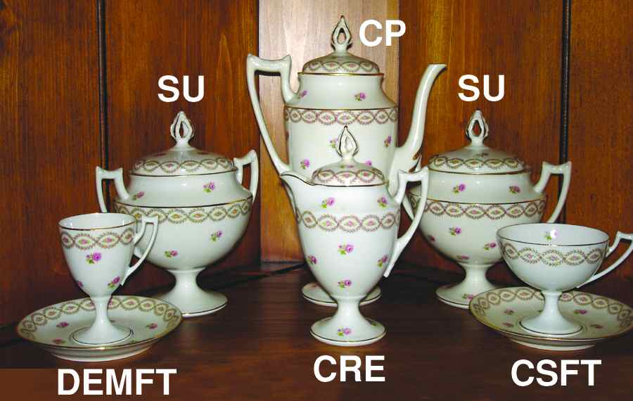 UNC173 Footed Demitasse Cup & Saucer Set by Union Ceramique-1