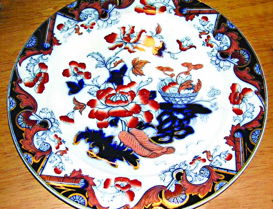 A1009 Dinner Plate by Unknown Manufacturer-1