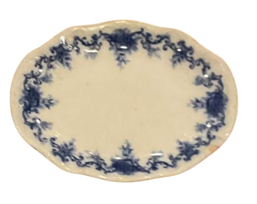 Martha (Coupe) 10" Oval Serving Platter by Upper Hanley-1