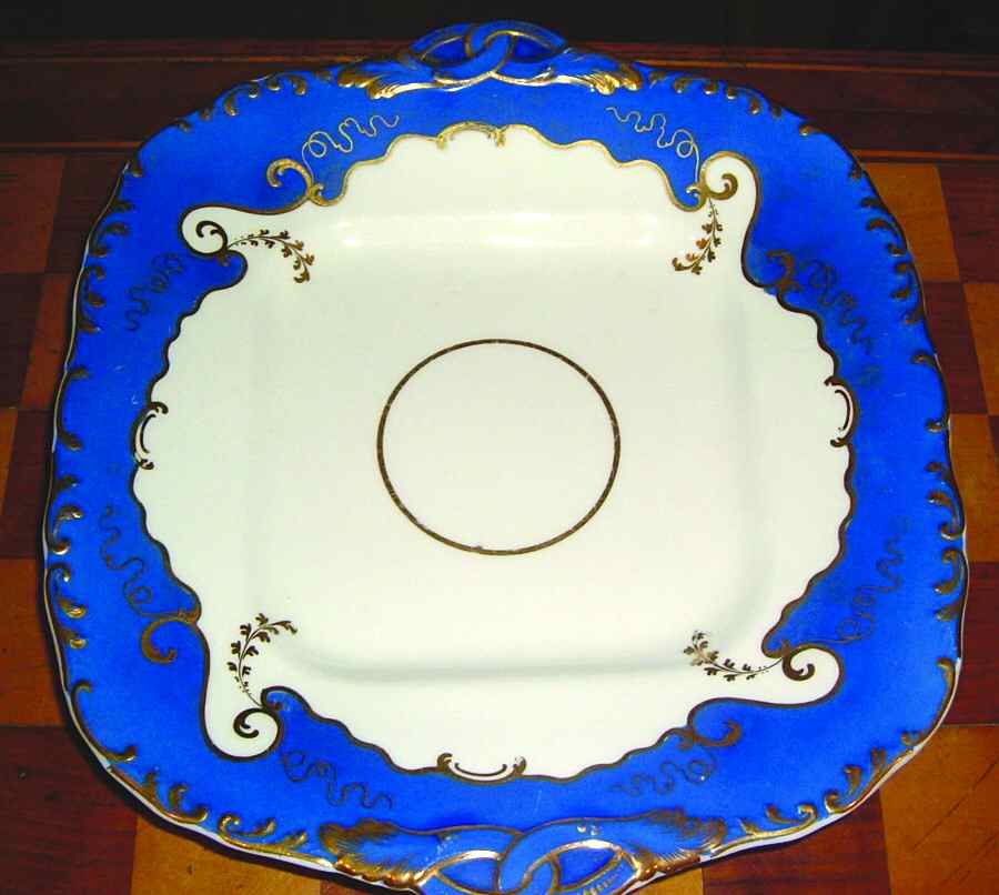5403 Square Cake Plate by Unknown Manufacturer-1