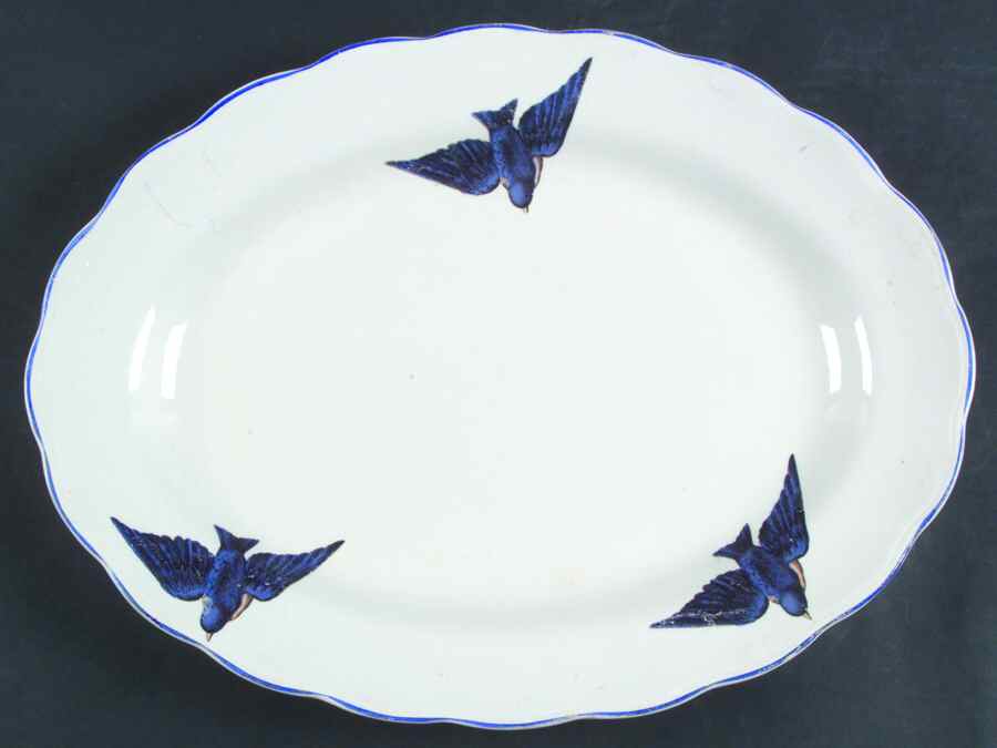 PCO1A 15" Oval Serving Platter by Potters Cooperative-1