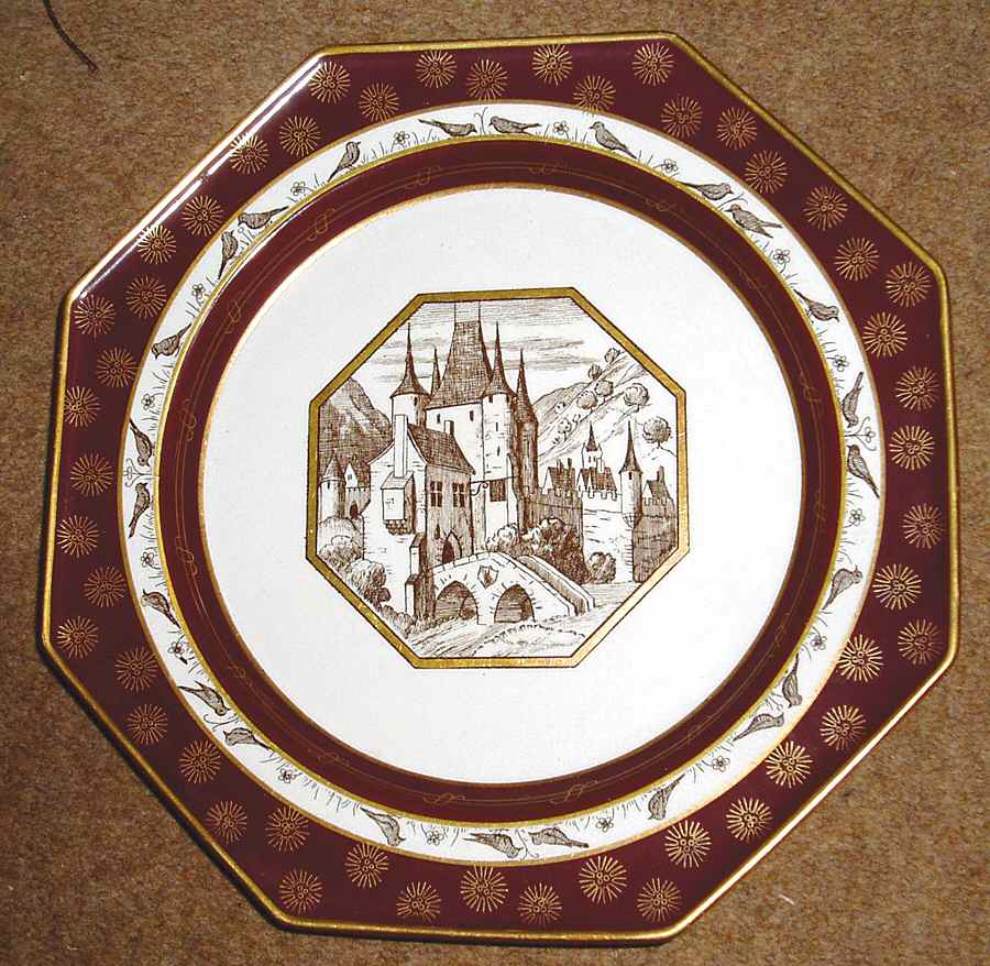 C3296 Dinner Plate by Unknown Manufacturer-1