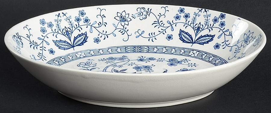 SLM446 10" Oval Vegetable Bowl by Salem-1