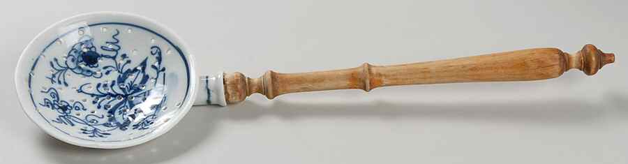 Blue Onion Asian Strainer & Wood Handle by Unknown Manufacturer-1