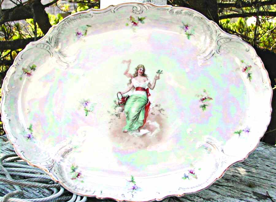 7091 14" Oval Serving Platter by Unknown Manufacturer-1