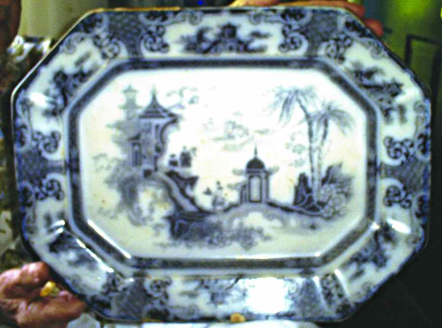 Ning Po 14" Oval Serving Platter by Ralph Hall-1