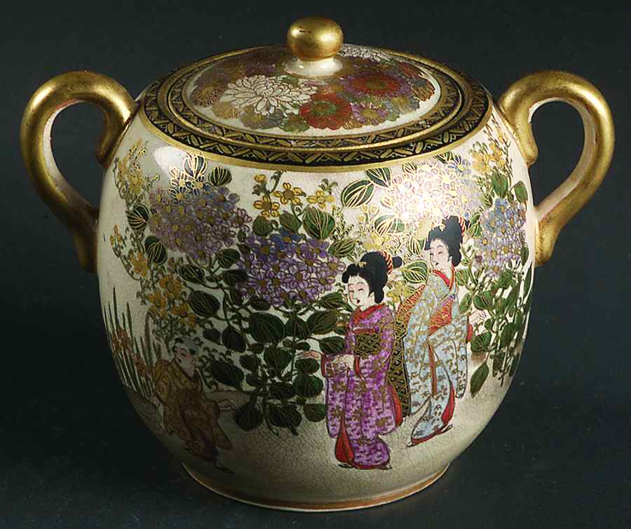 JAP1437 Sugar Bowl & Lid by Japan-1
