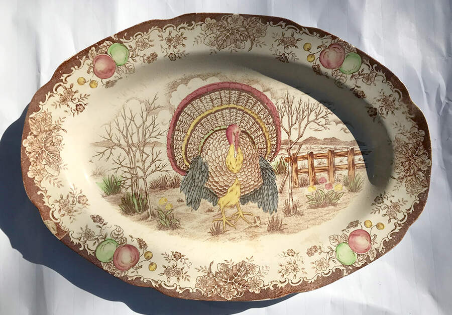 UC410 20" Oval Serving Platter by Unknown Manufacturer-1