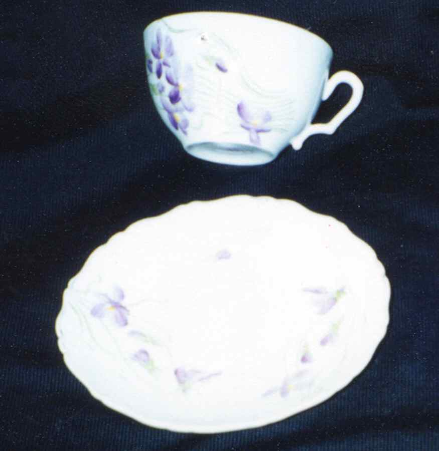 10081 Flat Cup & Saucer Set by Unknown Manufacturer-1