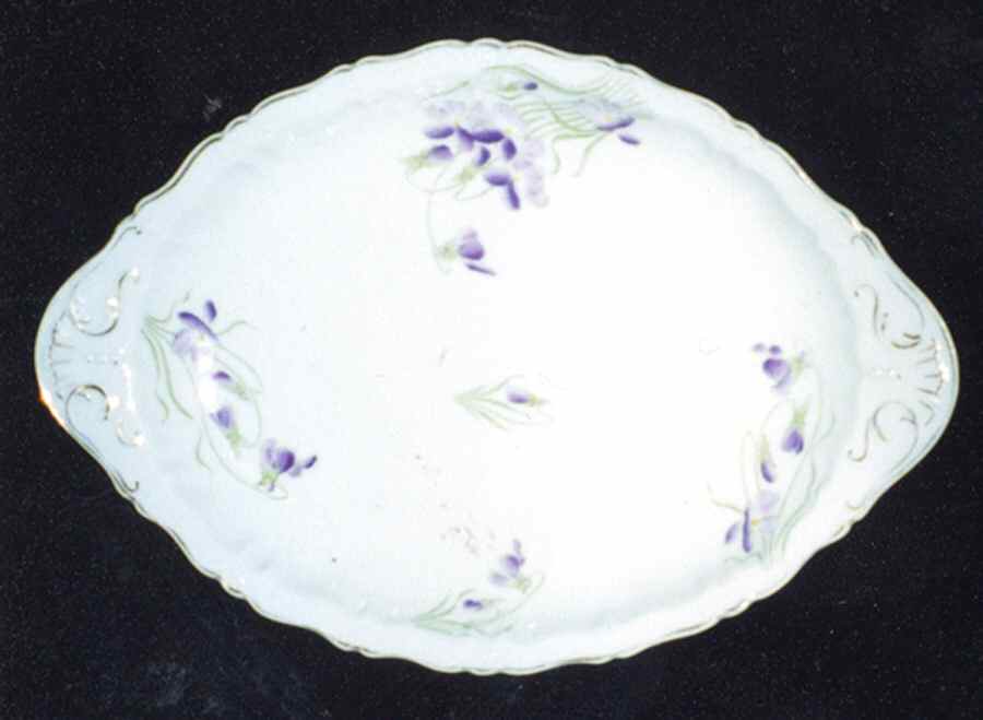 10081 12" Oval Serving Platter by Unknown Manufacturer-1