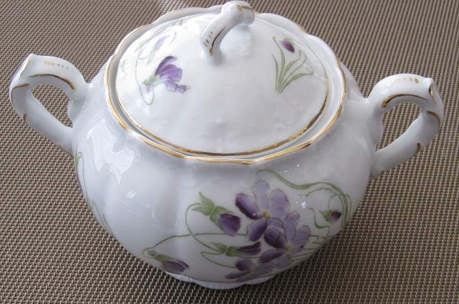10081 Sugar Bowl & Lid by Unknown Manufacturer-1