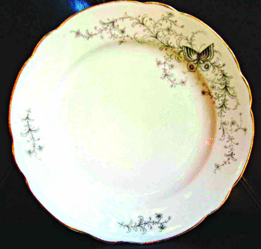 2036 Dinner Plate by Unknown Manufacturer-1