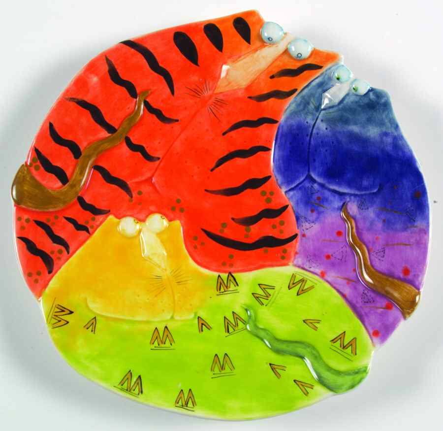 Joy Cats Cookie Plate by Studio Designworks-1