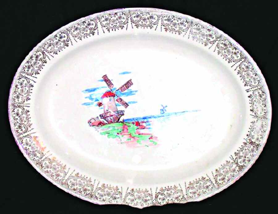S-50164-22NL 13" Oval Serving Platter by USA-1