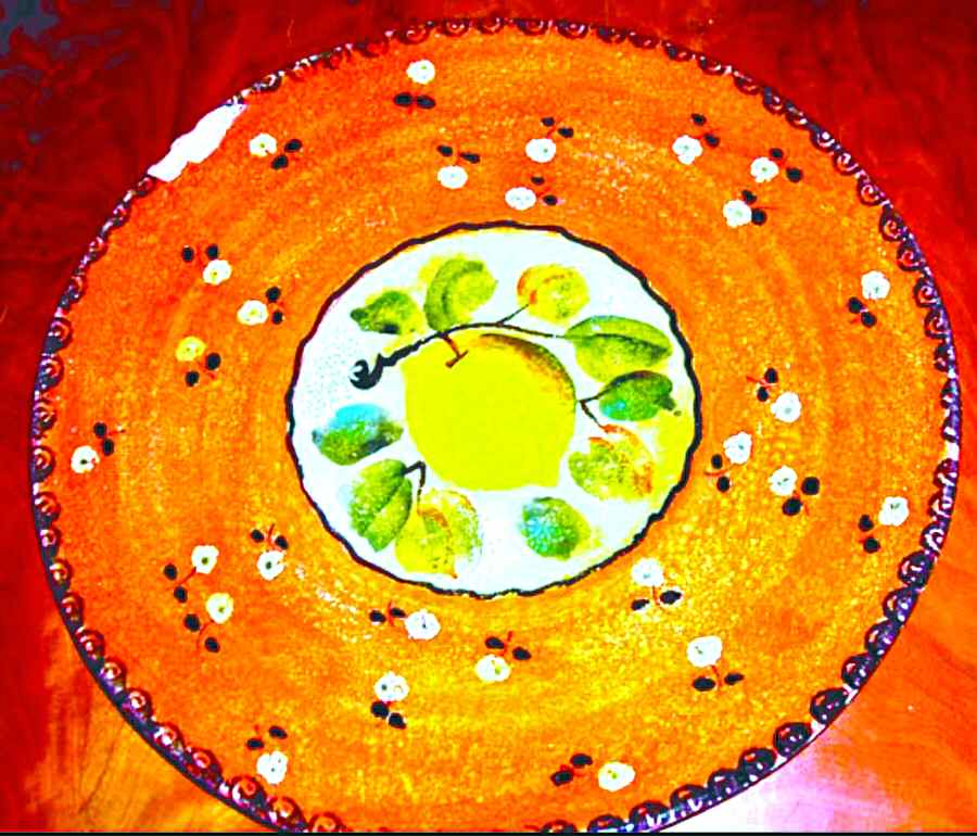 Frutta Dinner Plate by Umberto Caro-1