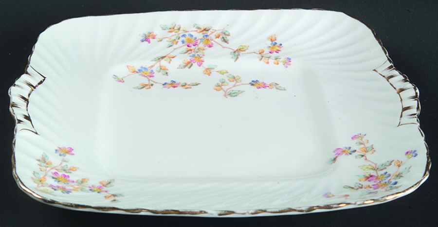 3589 Square Handled Cake Plate by Unknown Manufacturer-1