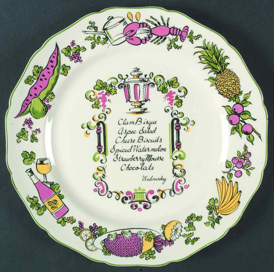 Gourmet Multicolored Dinner Plate by Nelson Lebo-1