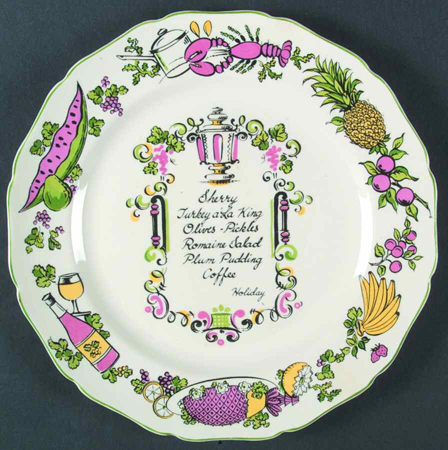 Gourmet Multicolored Dinner Plate by Nelson Lebo-1