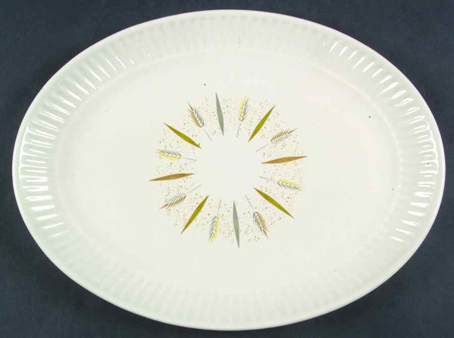MTC152 13" Oval Serving Platter by Mount Clemens-1