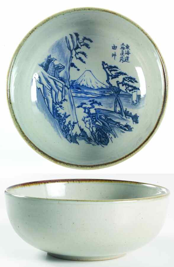 Fifty Three Stations of the Tokaido Soup/Cereal Bowl by Japan-1