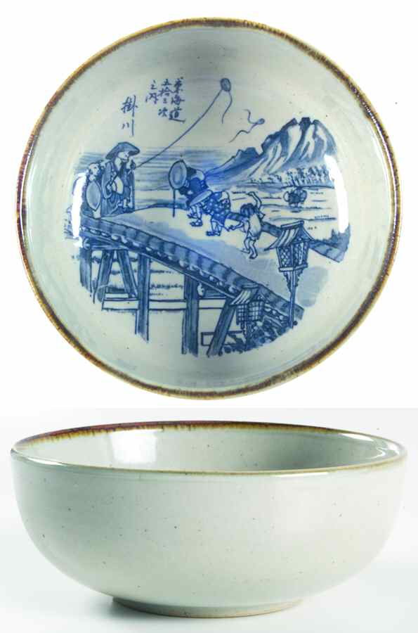 Fifty Three Stations of the Tokaido Soup/Cereal Bowl by Japan-1