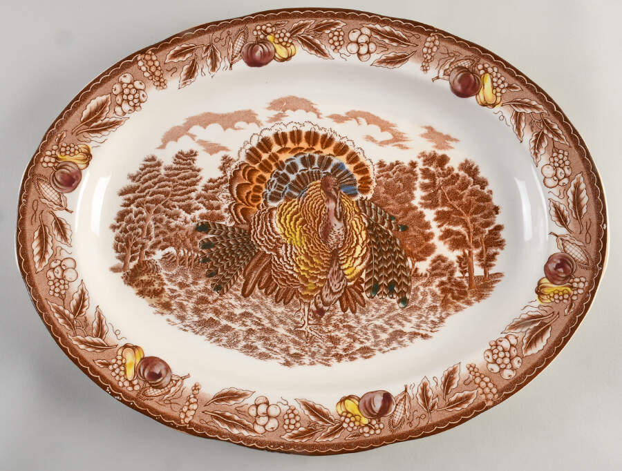 JAP335-1 18" Oval Serving Platter by Japan-1