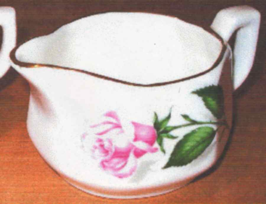 Queen of Roses Creamer by Mount Clemens-1