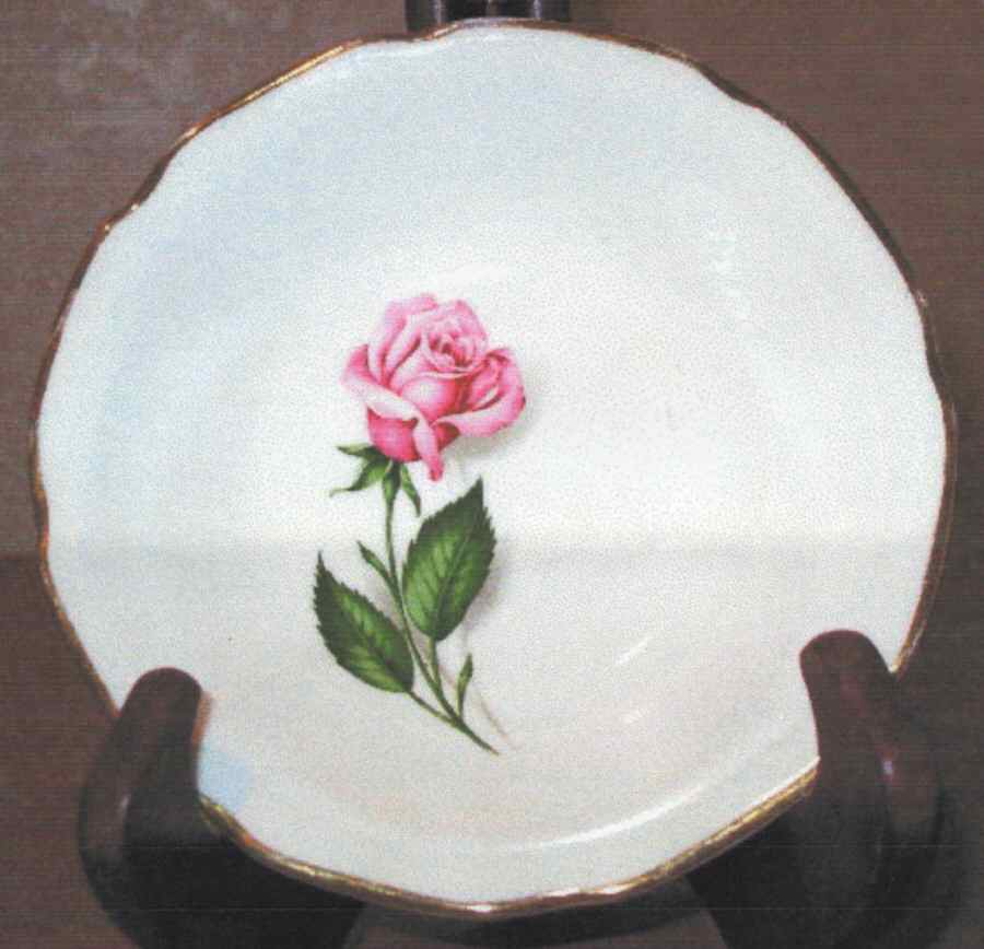 Queen of Roses Dinner Plate by Mount Clemens-1