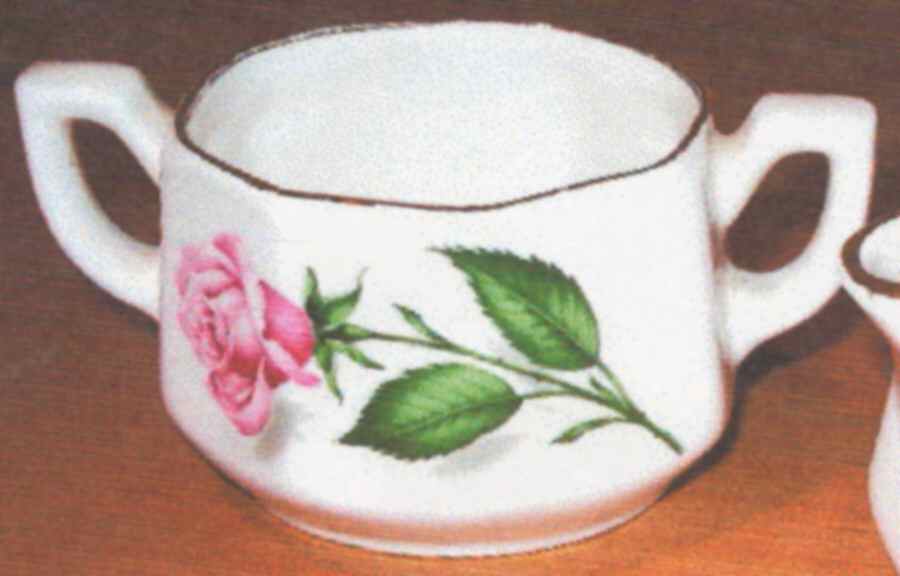 Queen of Roses Open Sugar Bowl by Mount Clemens-1
