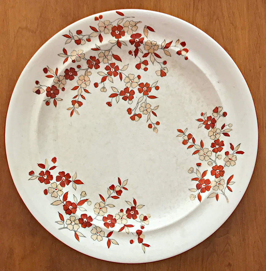 Phlox (Various Colors) Dinner Plate by Unknown Manufacturer-1