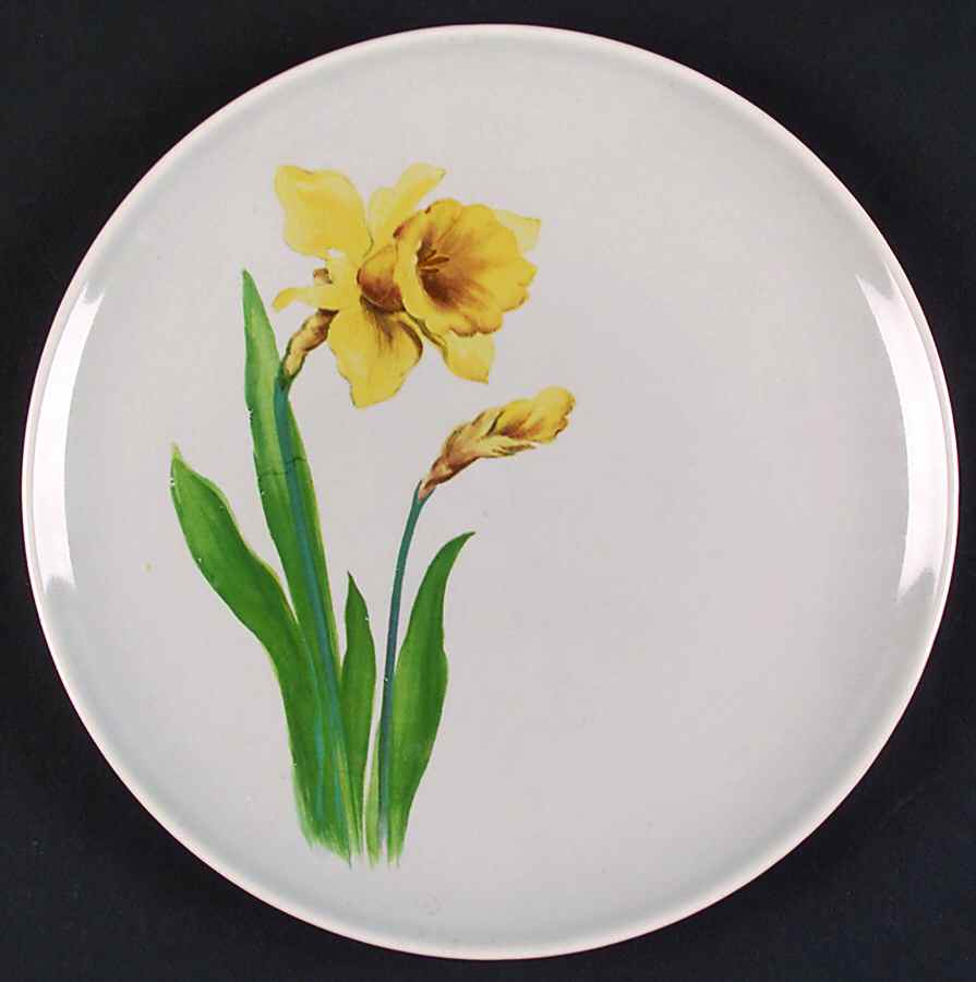 Jonquil Gray Luncheon Plate by Universal-1