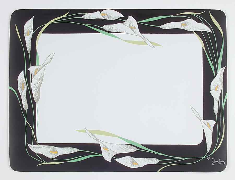 Calla Lilies Vinyl Placemat by Unknown Manufacturer-1