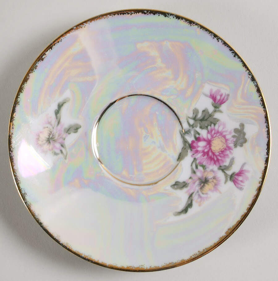 Flower of the Month Saucer for Footed Cup by Ucagco-1