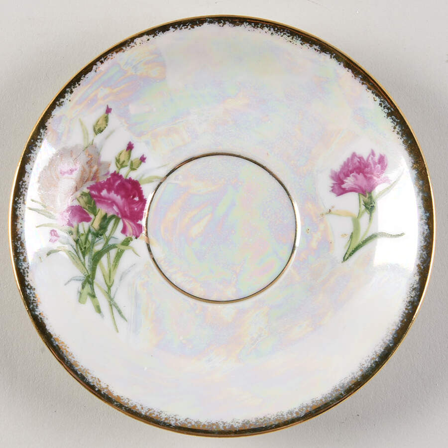 Flower of the Month Saucer for Footed Cup by Ucagco-1