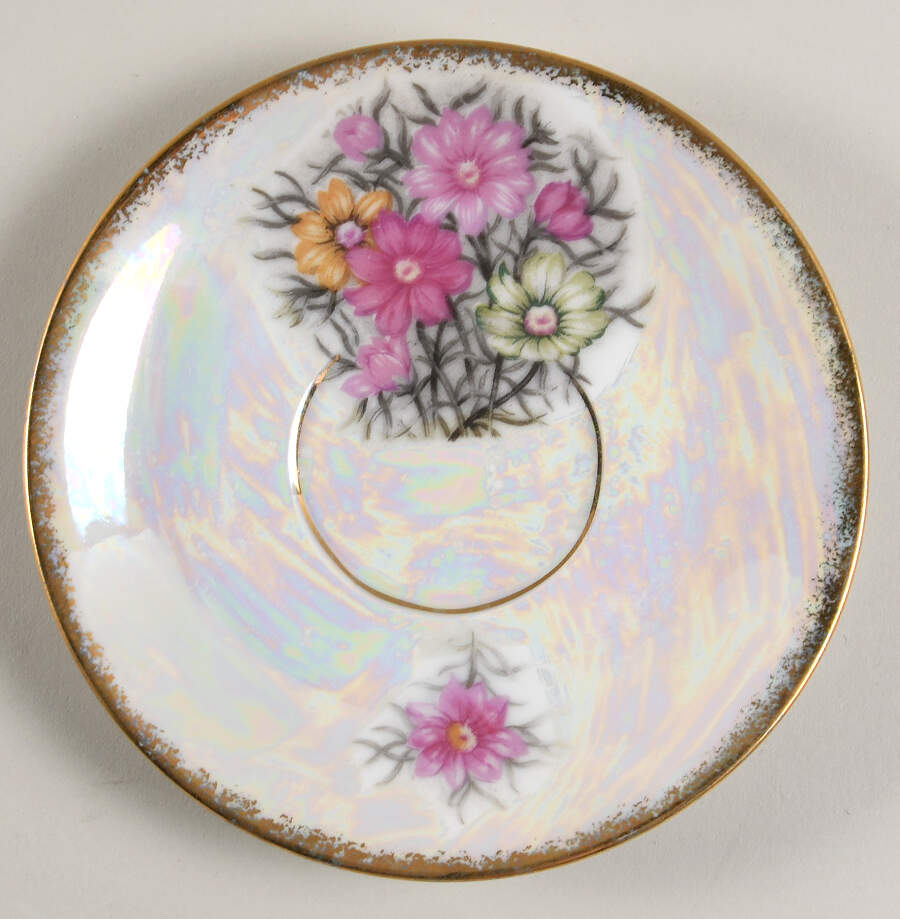 Flower of the Month Saucer for Footed Cup by Ucagco-1