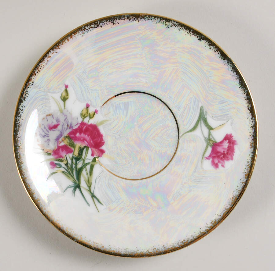 Flower of the Month Saucer for Footed Cup by Ucagco-1
