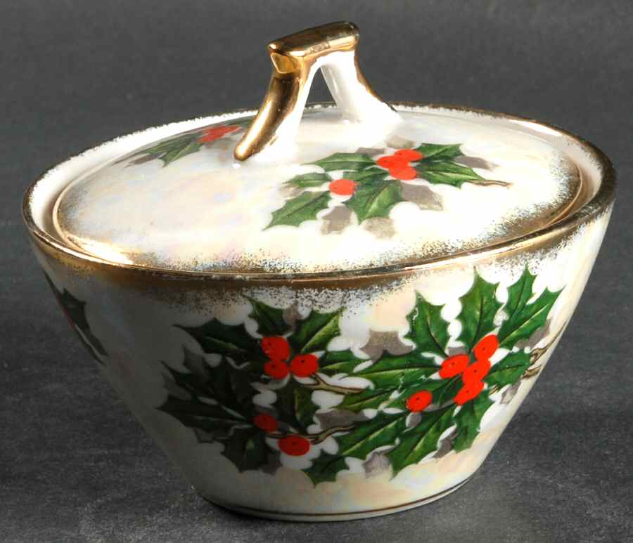 Flower of the Month Sugar Bowl & Lid by Ucagco-1