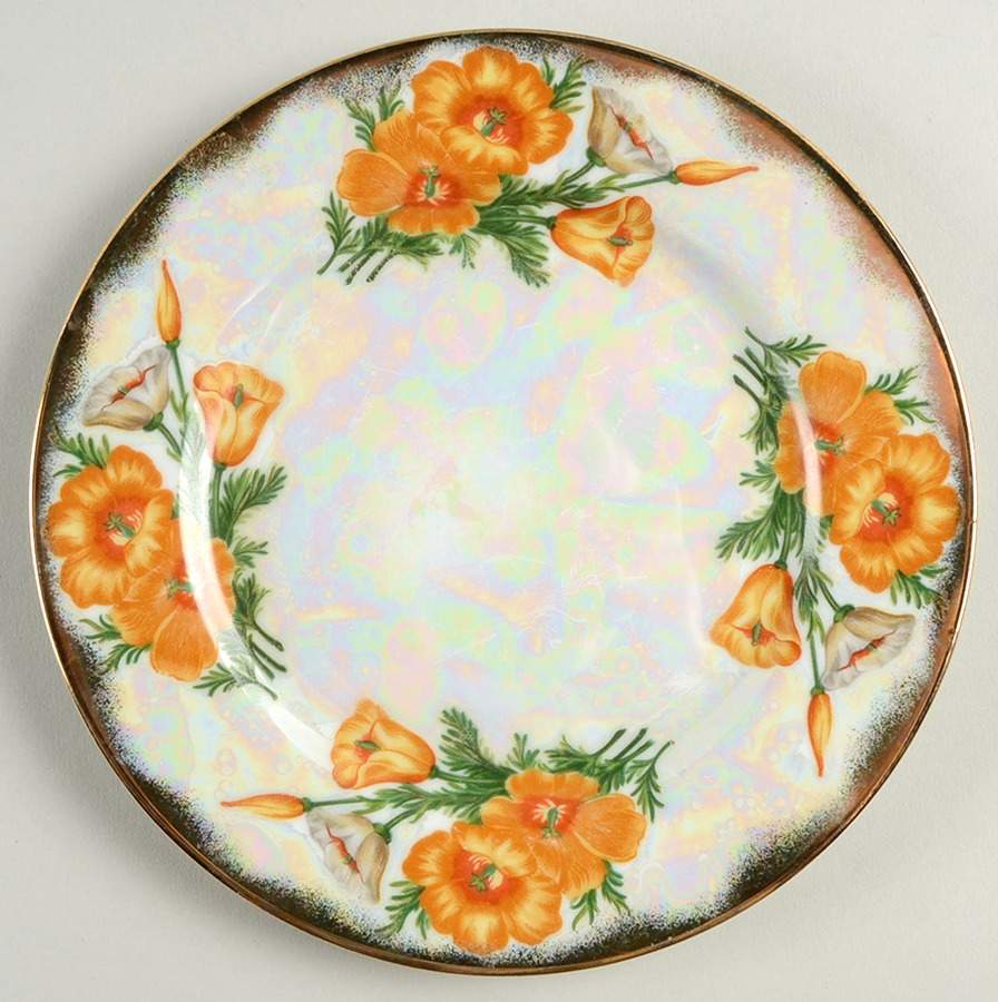 Flower of the Month Salad Plate by Ucagco-1
