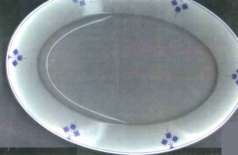 2511 16" Oval Serving Platter by Unknown Manufacturer-1