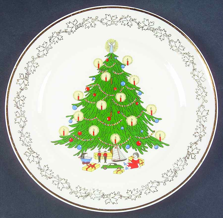 Merry Christmas Dinner Plate by Atlas China (NY)-1