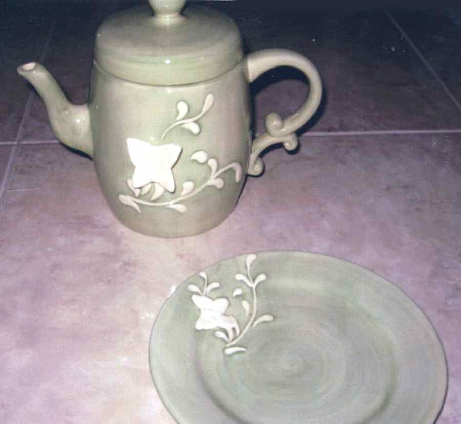 Iris Salad Plate by Unknown Manufacturer-1