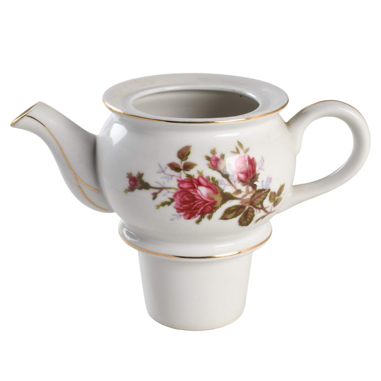 12-105V Teapot-For Ceramic Warmer Stand- No Lid by Unknown Manufacturer-1