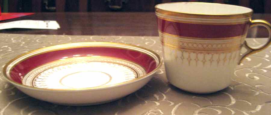 5994 Flat Cup & Saucer Set by England-1
