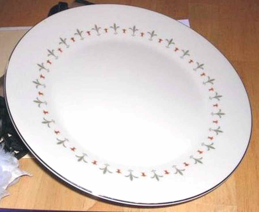 Fleur de Lys Dinner Plate by Unknown Manufacturer-1