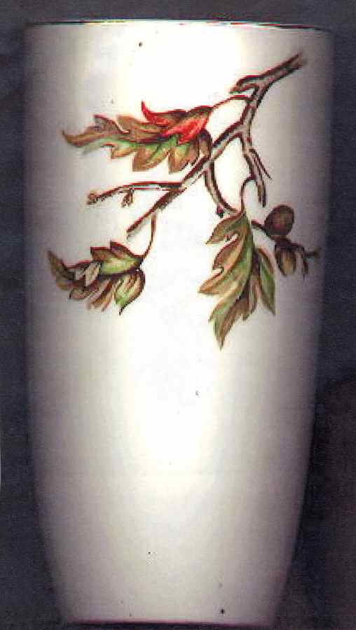 Autumn Leaf Tall China Tumbler by Unknown Manufacturer-1