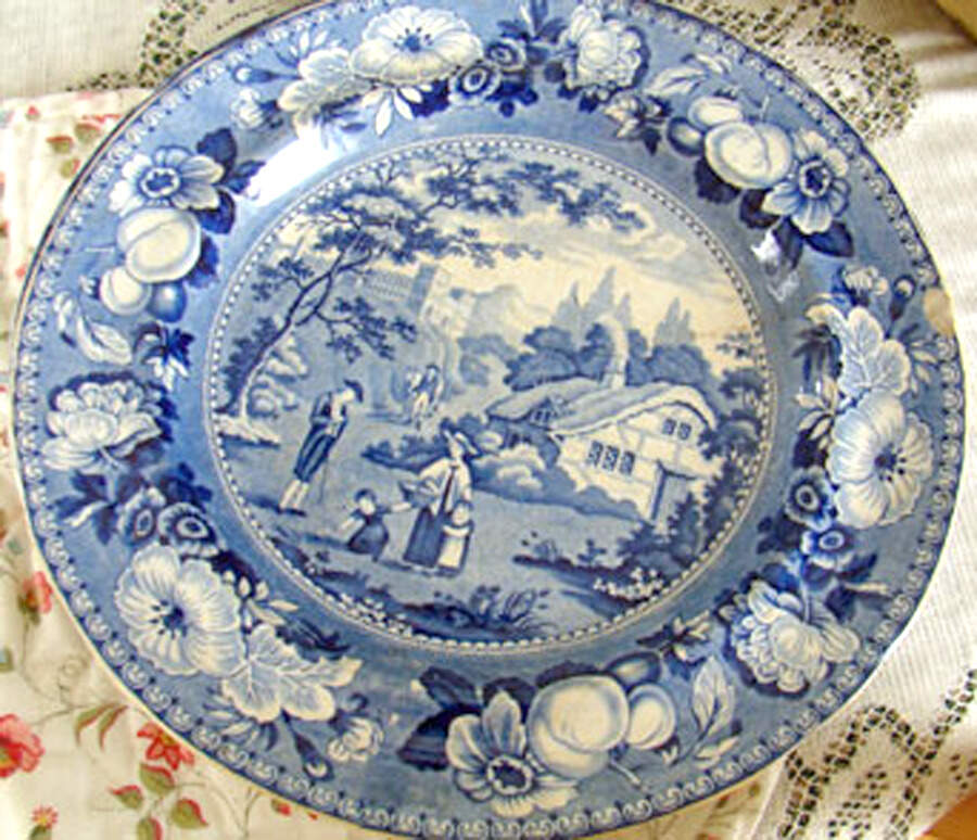 British Views Dinner Plate by England-1