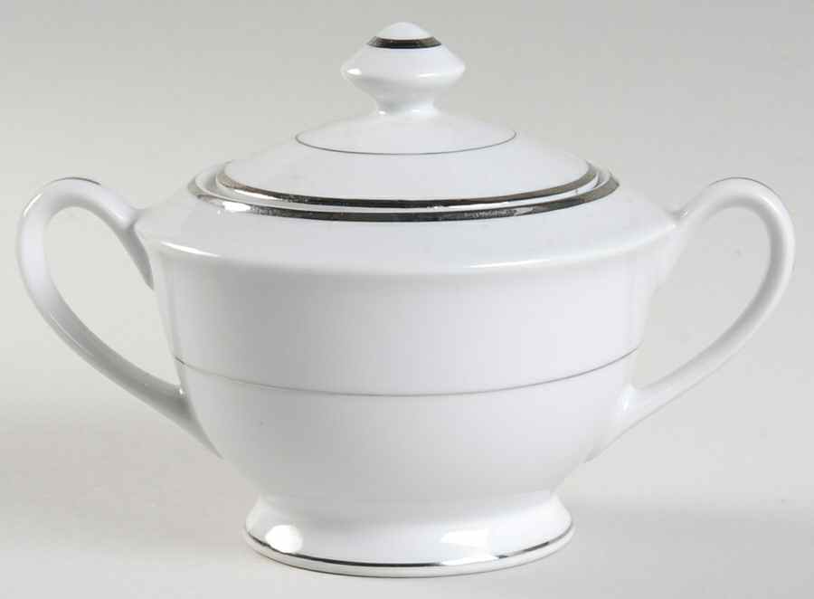 Wedding Day Platinum Sugar Bowl & Lid by United Surgical Steel-1