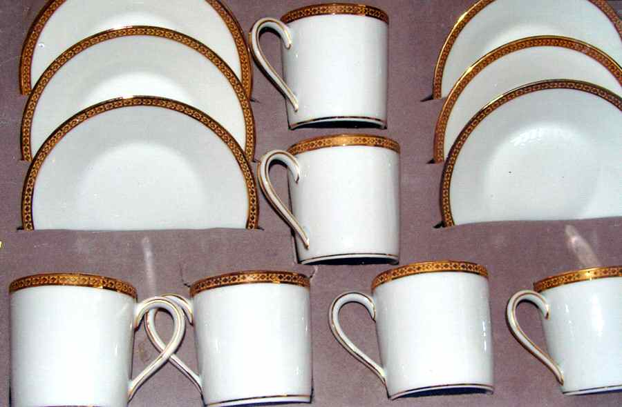 UNC204 Flat Demitasse Cup & Saucer Set by Union Ceramique-1