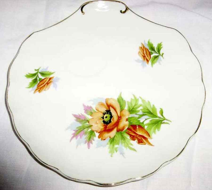 August Poppy Snack Plate by Unknown Manufacturer-1